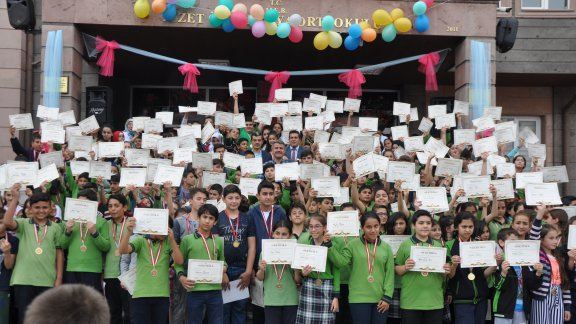 İzzet Öksüzkaya Ortaokulu Seçmeli Kuran-ı Kerim Dersi Seçen Öğrencilerin Sertifika Töreni