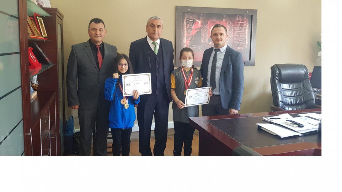 Melikgazi Belediyesi İlkokulu ve Malazgirt İlkokulu Öğrencileri Wushi Kungfu Türkiye 1. ve 2. Olmuştur