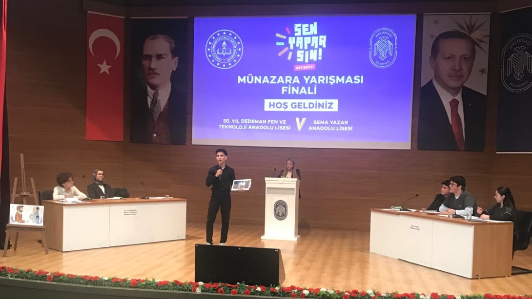 MÜNAZARA ŞAMPİYONU: 50. YIL DEDEMAN FEN VE TEKNOLOJİ ANADOLU İMAM HATİP LİSESİ OLDU